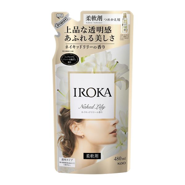 フレアフレグランス IROKA イロカ ネイキッドリリーの香り 詰替 480mL ...