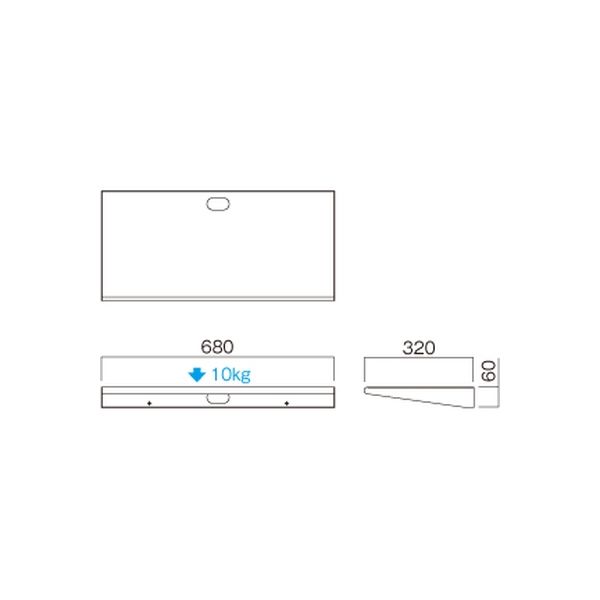 ハヤミ工産 HAMILeX PH-620シリーズ 専用オプション 棚板 ワイドタイプ