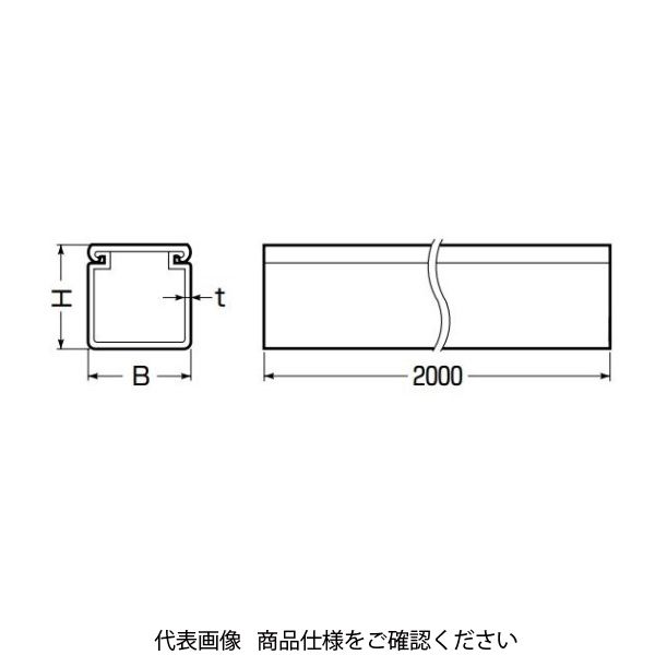 未来工業 プラスチックダクト PD-1010J 1個（直送品） - アスクル