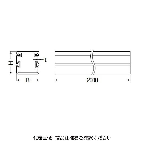 未来工業 プラスチックダクト PD-510 1個（直送品） - アスクル
