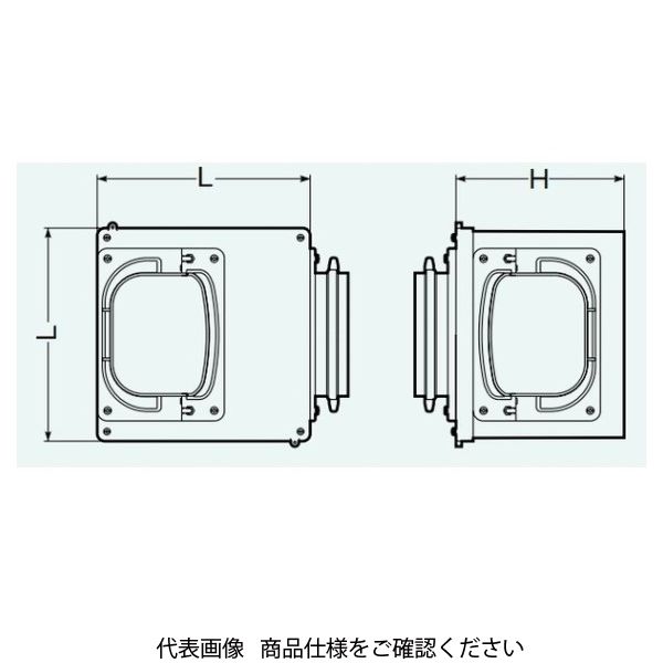 未来工業 トラフレキ用 分岐ボックス TFBI-200 1個（直送品） - アスクル