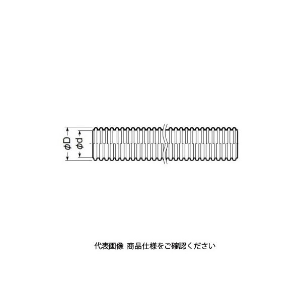 未来工業 パックンフレキ（半割れ波付き保護管） P-FR-16 1個（直送品