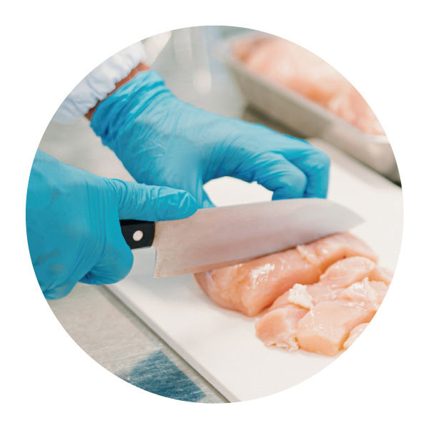 尚美堂 フジスーパーニトリルグローブ粉無青M 671500 1ケース(3000枚