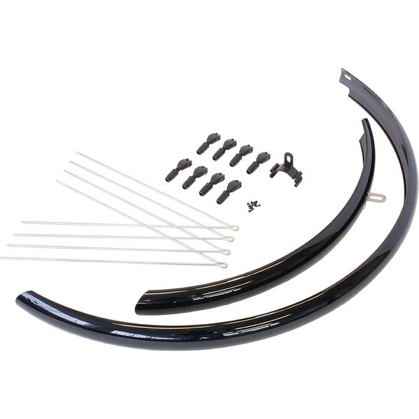 SUNNYWHEEL 700C用PCフルフェンダー ブラック SW-814-700C F SUNNYWHEEL 700C用PCフルフェンダー ブラック SW-814-700C F