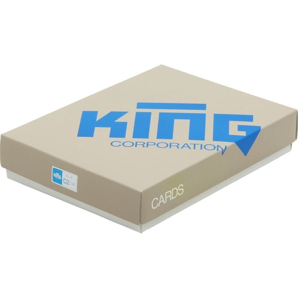 キングコーポレーション 招待状カード C2 二ツ折　100枚入×5箱 220208（直送品）
