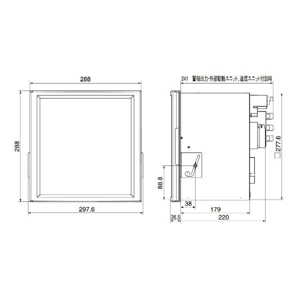 アズビル ハイブリッド記録計 1/2/3/4ペンモデル SRー201ANA0NNN SR-201ANA0NNN 1個（直送品） - アスクル