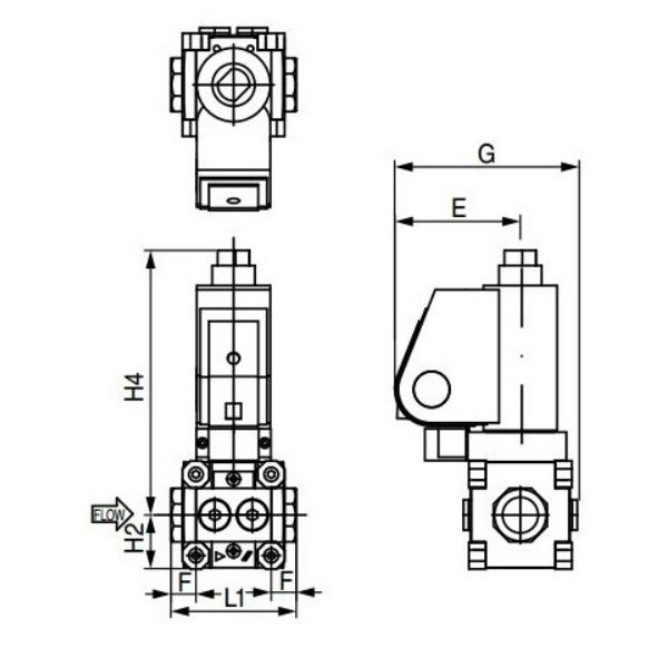 アズビル 高機能工業用ガス電磁弁 GVーA200NPGR00 1個（直送品） - アスクル