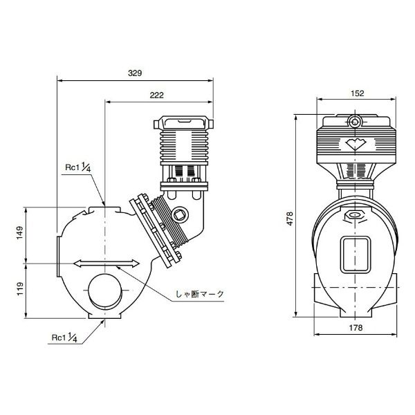 アズビル 水位調節器 MC94ーJ MC94-J 1個（直送品） - アスクル