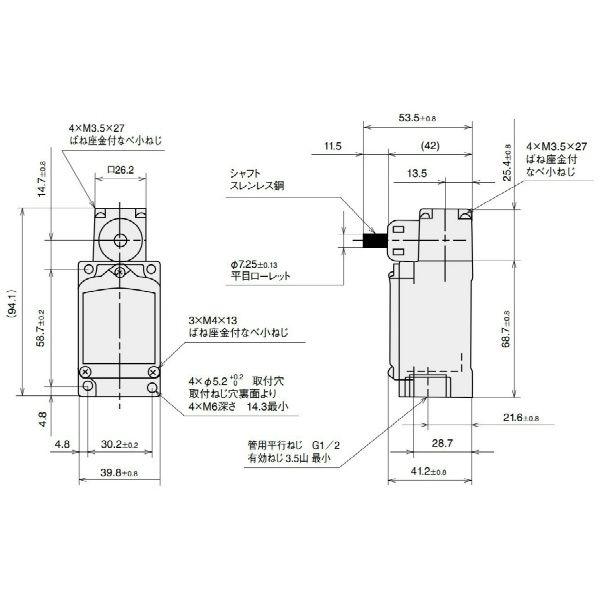 アズビル リミットスイッチ(屋外用耐環境) 1LSーJ800S 1個(直送 アズビル リミットスイッチ(屋外用耐環境) 1LSーJ800S 1個(直送