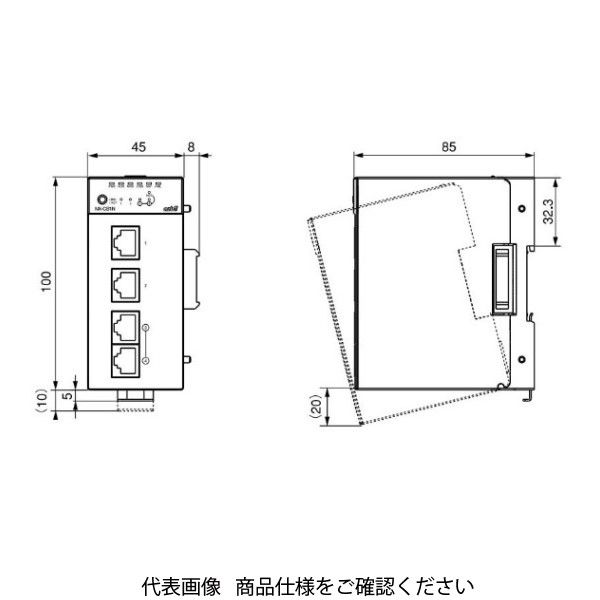 アズビル 産業用スイッチングハブ NXーSWAN00410 1個(直送品 アズビル 産業用スイッチングハブ NXーSWAN00410 1個(直送品