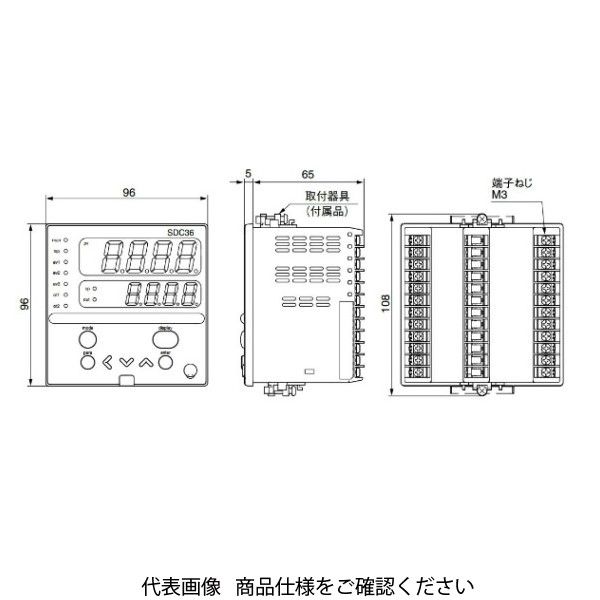 アズビル デジタル指示調節計 C36TVCUA21Y0 1個（直送品） アズビル 制御出力