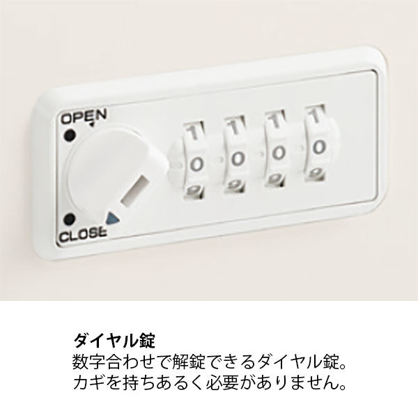 組立設置込】イトーキ シンラインキャビネット 両開き扉型（ダイヤル錠