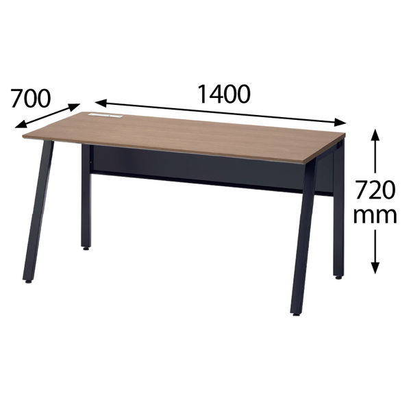 オカムラ VILLAGE VD-Aデスク 平机 幅1400×幅700×高さ720mm 天板