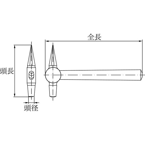 防爆工具】BAXNO（バックスノ） 防爆テストハンマー RBTH-150