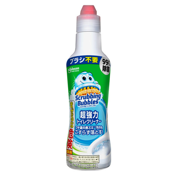 スクラビングバブル トイレ掃除 超強力トイレクリーナー 400g 1セット(3本) ジェル ボトルタイプ トイレ洗剤 ジョンソン - アスクル