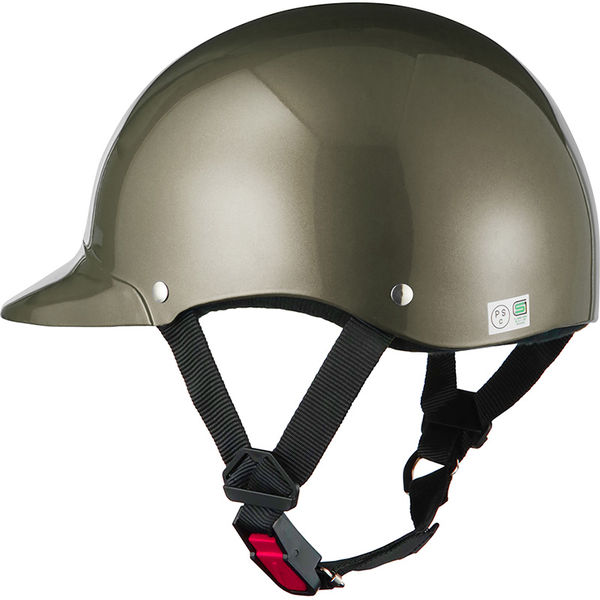 BRC ヘルメット 半キャップ ガンメタ KC-180 7003（直送品） - アスクル