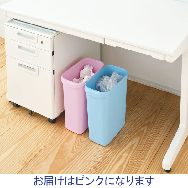 リス くず入れ角 13L ピンク GGYA136 1セット4個入（15Lゴミ袋