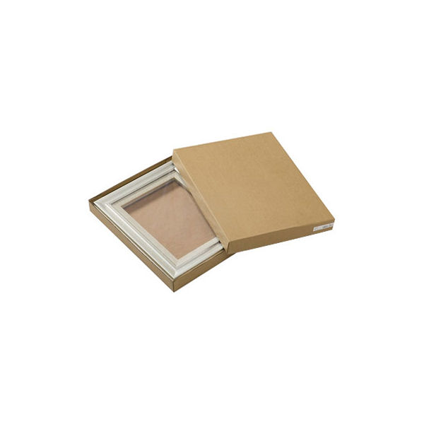 大仙 油絵用額縁 F4サイズ ヘアラインシルバー A424F0401（直送品