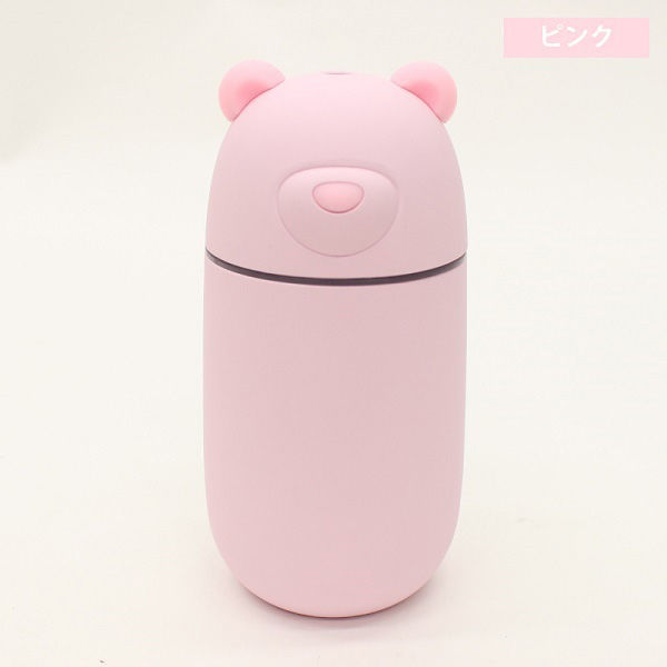 三和 USBミニ加湿器「うるくまさん」PH180902 ピンク SS-19-PK 1