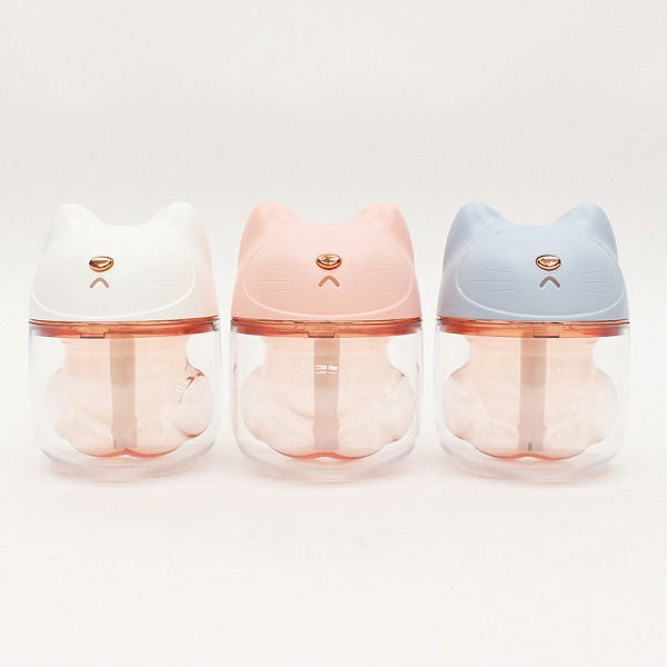三和 USBミニLED加湿器 「Cat Pad」HCED-001 ブルー SS-21-BL 1