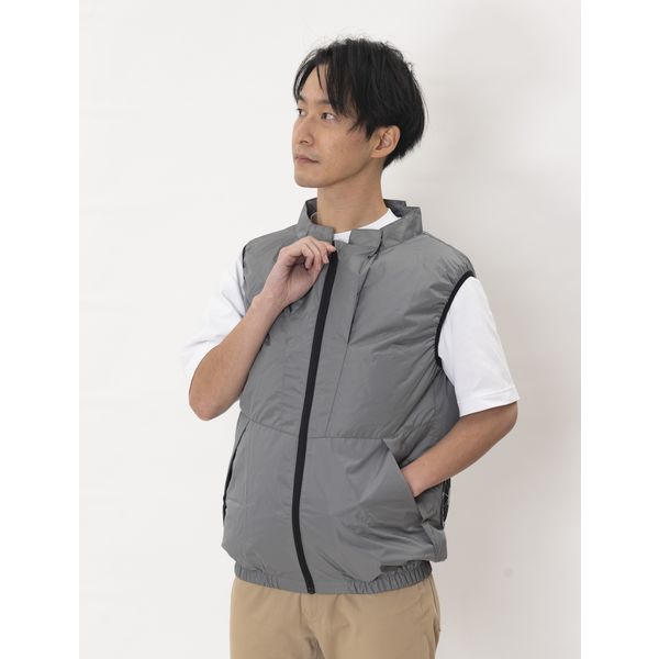 空調服ベスト グレー Ｍサイズ 新品 - ジャケット・アウター