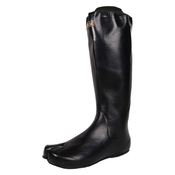 PATOU ブラック 長靴 ✨人気✨PATOU パトゥ ラバーレインシューズ 長靴 ブラック 40