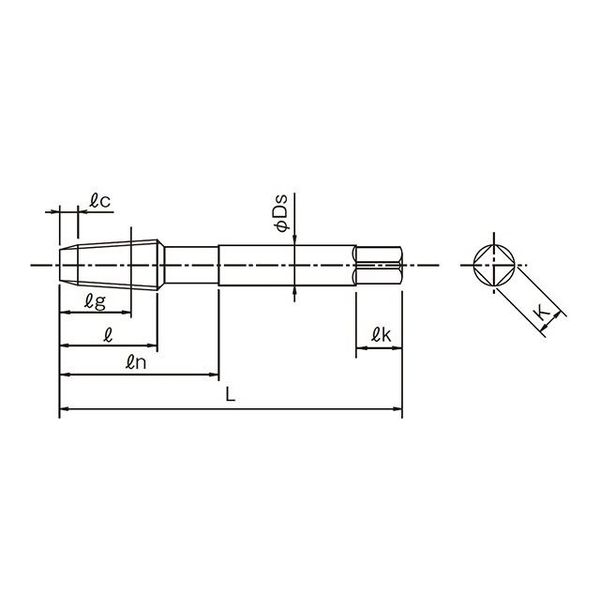 オーエスジー A/管用テーパタップ 8327673 1セット(2PC)（直送品