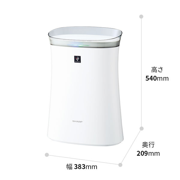 SHARP/シャープ■加湿空気清浄機■プラズマクラスター■床置・卓上兼用型■ 加湿空気清浄機 SHARP シャープ 加湿機能付 空気清浄機 グレー系