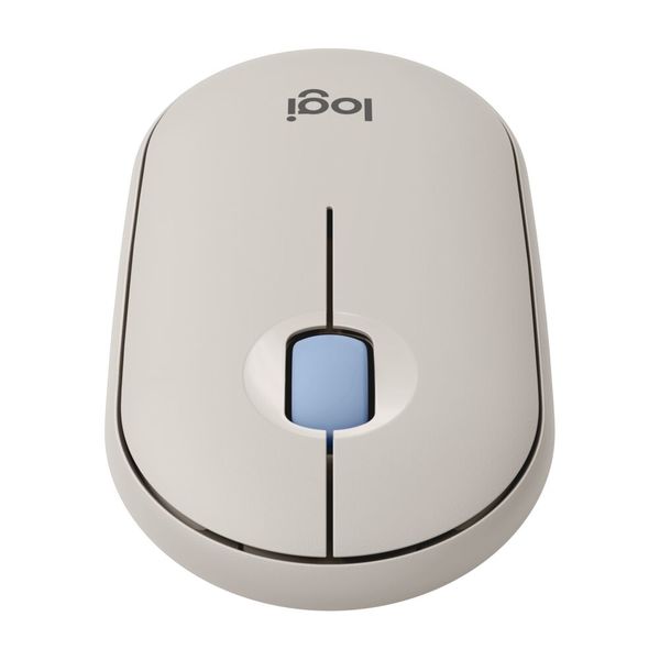 ロジクール Bluetoothマウス 静音 3ボタン 無線 ワイヤレス PEBBLE MOUSE2 グレージュ M350SGY - アスクル