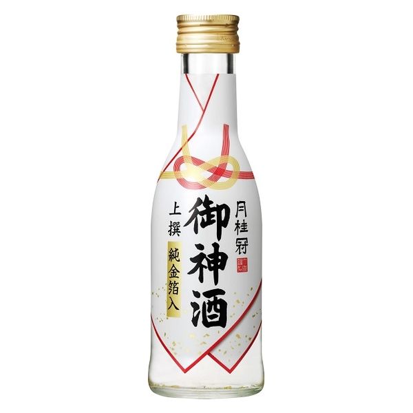 （数量限定） 日本酒 月桂冠 上撰 御神酒 純金箔入 180ml 1セット（3本）