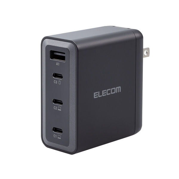 POCO X7 本体 1回使用 充電器とケーブル付属 ブラック45W充電器付き USB充電器 タイプC PD 150W PPS対応 USB-C×3 USB-A×1 黒 EC