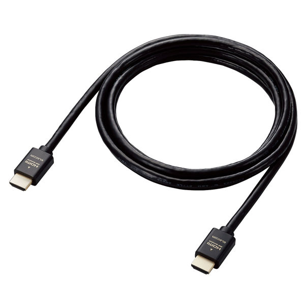 HDMIケーブル HDMI2.1ケーブル スタンダード 3m ブラック エレコム 1個
