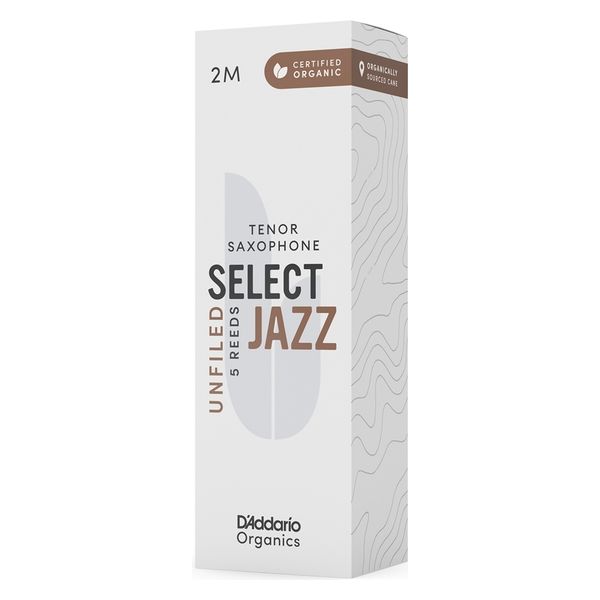 DAddario Woodwinds ダダリオ Organic SELECT Jazz リード テナーサックス用 硬さ:2M セレクトジャズ