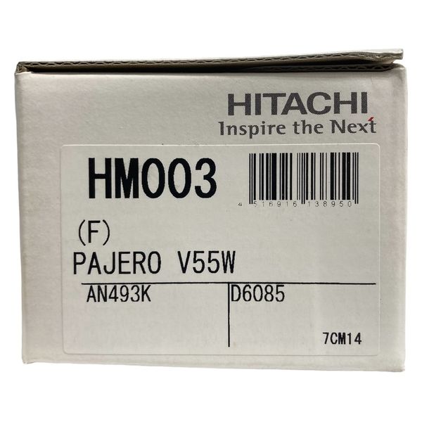 日立Astemo ディスクブレーキパッド フロント パジェロ・V65W HM003 1個（直送品） - アスクル