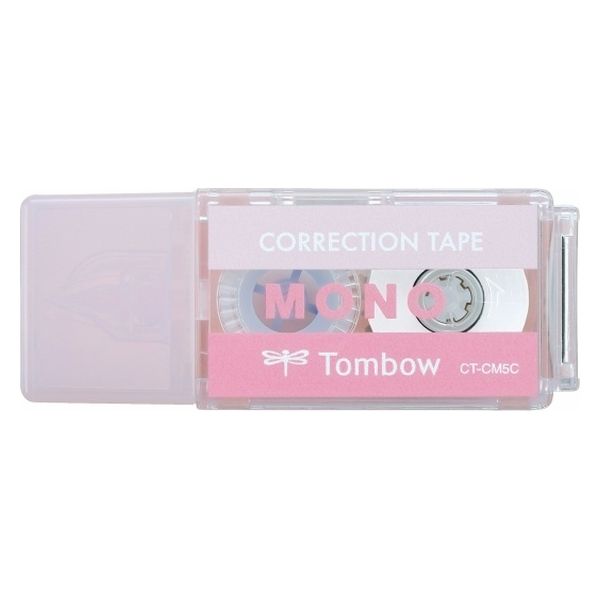 ピンク 修正ペン 二重テープ 修正テープ モノエアー新色 つめ替えタイプ ピンク◇【配送希望