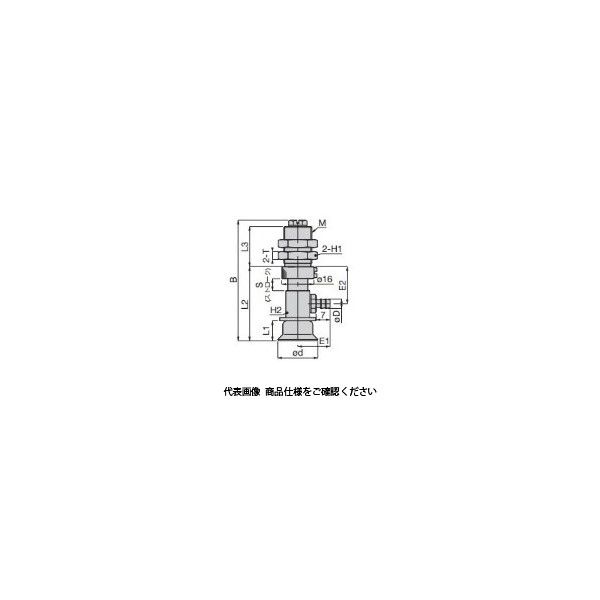 日本ピスコ 真空パッド VPD40ー6RSー6B VPD40-6RS-6B 1セット(5個)（直送品）