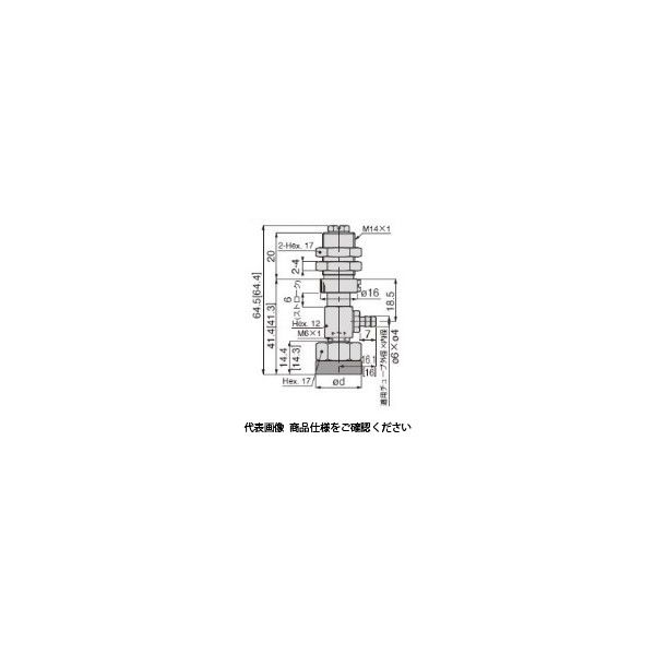 日本ピスコ 真空パッド VPD25ー6FNー6B VPD25-6FN-6B 1セット(5個)（直送品）