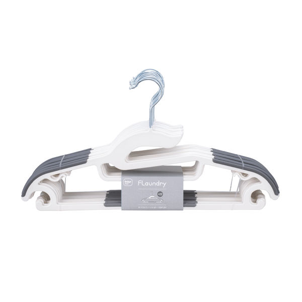 ダイヤ フランドリー・すべりにくいハンガー22P GY 058139 1セット（22