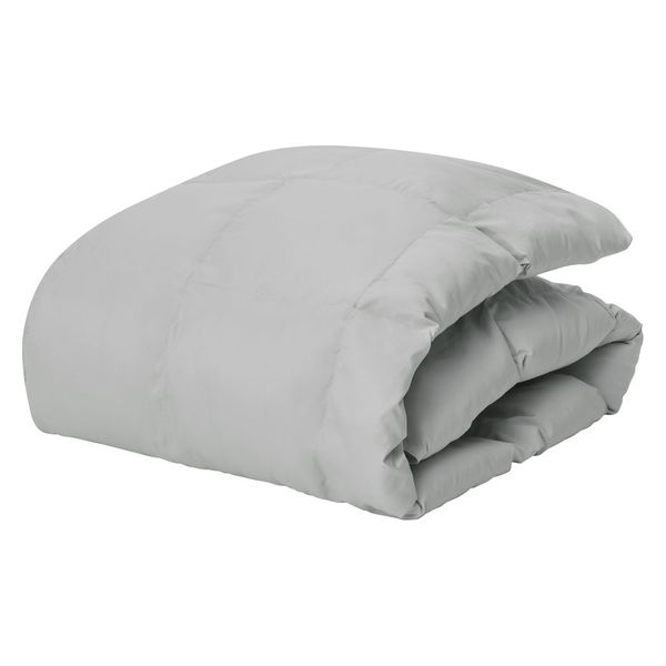無印良品 グレー羽毛 掛けふとん 二層式 セミダブル Extra volume