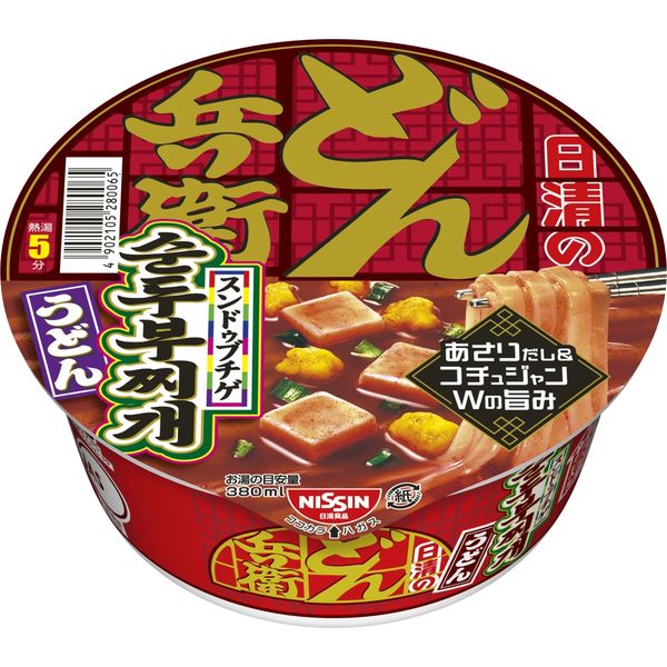 日清食品 日清のどん兵衛 スンドゥブチゲうどん 1セット（12個