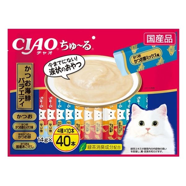 バラエティパック）いなば CIAO チャオ ちゅーる 猫 かつお海鮮