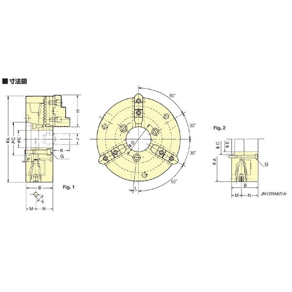 北川鉄工所 スクロールチャック JN12RA800 1個（直送品） - アスクル