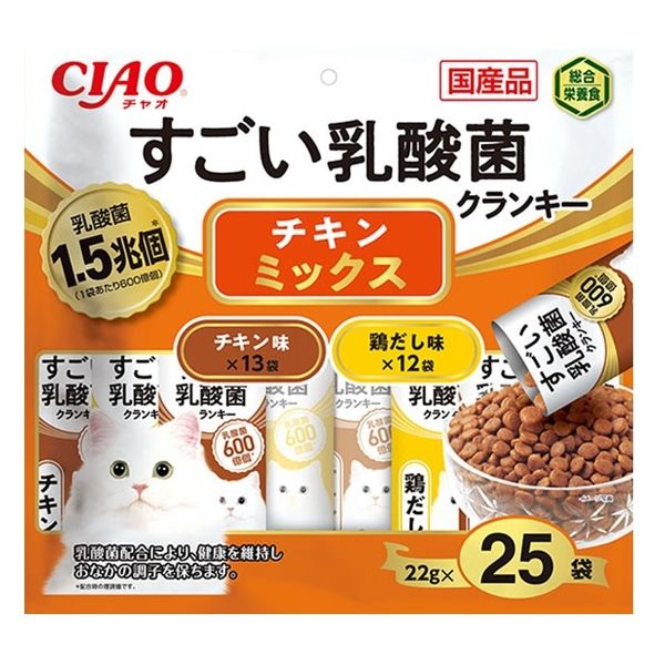 いなば　チャオ　すごい乳酸菌　ちゅーる　合計360本 いなば CIAO（チャオ）すごい乳酸菌クランキー 猫 まぐろ節味