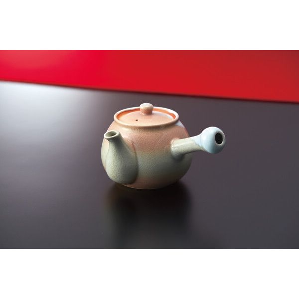 服部天龍 萩焼 姫萩 急須(茶コシ付) 2ー38A 1箱（直送品
