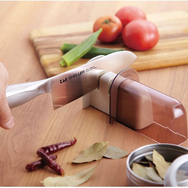 貝印 シェラー 三徳包丁2点セット 561AB2819 N 1箱（直送品） - アスクル 