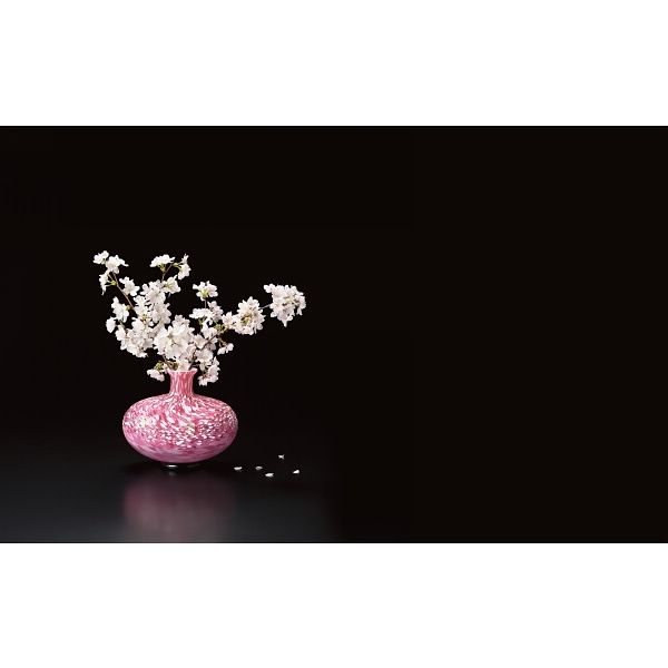 津軽ビードロ ふつふつ 花器(花あかり)