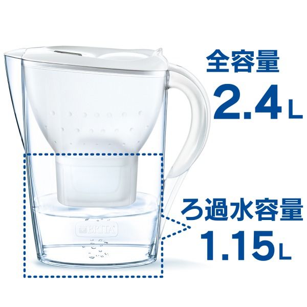 ブリタ（BRITA）浄水器 ポット型 ピッチャー マレーラ スターター