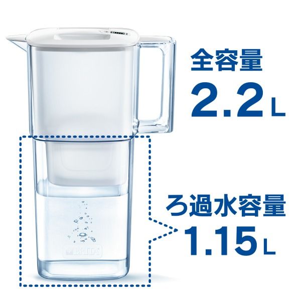 クリンスイ 浄水器 ポット型 ろ過水容量:2.2L 卸直営 - 浄水器・整水器