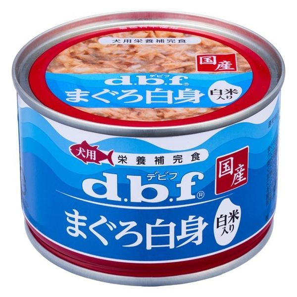 デビフ まぐろ白身 白米入り 国産 150g 6缶 ドッグフード 犬 ウェット