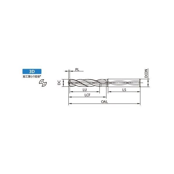 限定カラー KYOCERA/京セラ ソリッドドリル KDA1040X03S120C - DIY・工具